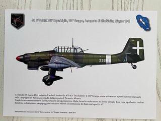 Set Litografie Aeronautica Militare 101° Gruppo 70