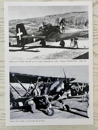 Set Litografie Aeronautica Militare 101° Gruppo 70
