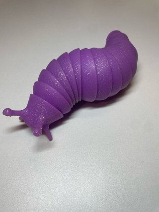 Pop It Morado Brillante Gusano