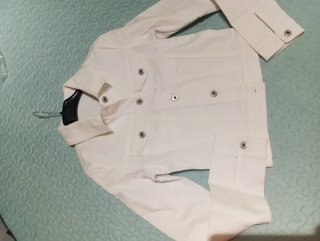 CAZADORA VAQUERA BLANCA