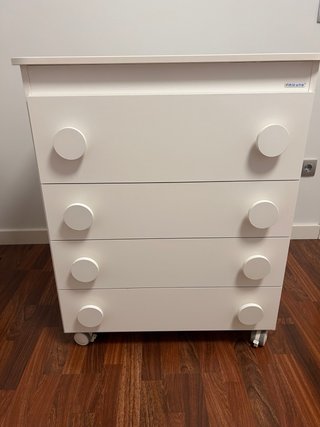 Cajonera Blanca con Ruedas