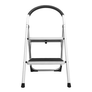 Escalera Plegable Acero 2 Peldaños, Nueva