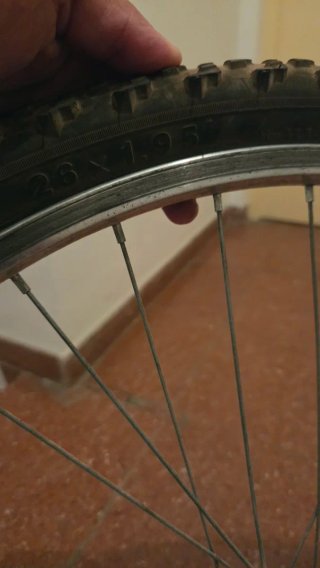 Rueda Bicicleta 26 con Piñonera de 7 velocidades