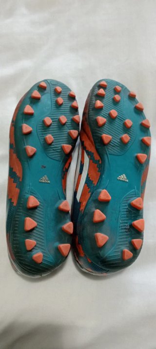 Zapatillas Fútbol Adidas Naranja/Verde Talla X