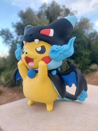 Pikachu Mega Charizard X Fantasia
