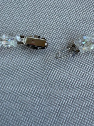 Collar de dos hileras de cristal