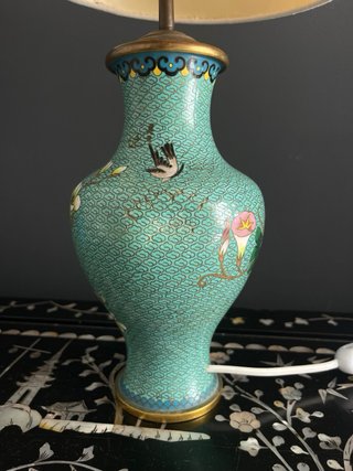 Candeeiro Cloisonné Chinês
