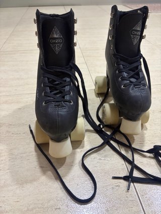 Patines Oxelo Talla 37 Negros