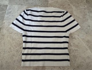 Top Zara Rayas Blanco y Negro