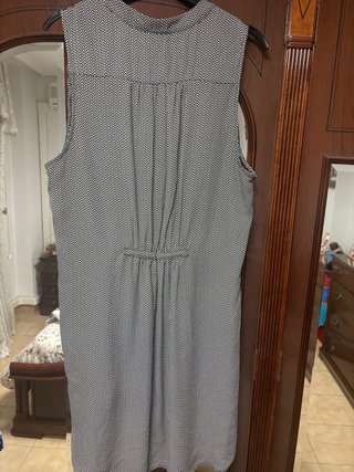 Vestido H&M Talla 44 Negro/Blanco Nuevo