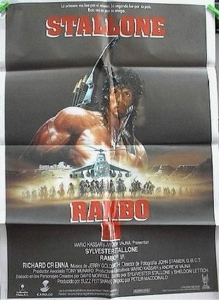 Cartel Cine Rambo III Stallone
