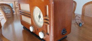 Radio Philips Antigua Madera Válvulas