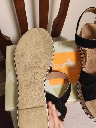Sandalias negras Porronet