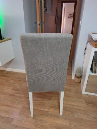 6 Sillas IKEA Henriksdal funda Tela Gris
