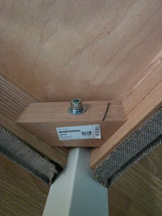 6 Sillas IKEA Henriksdal funda Tela Gris