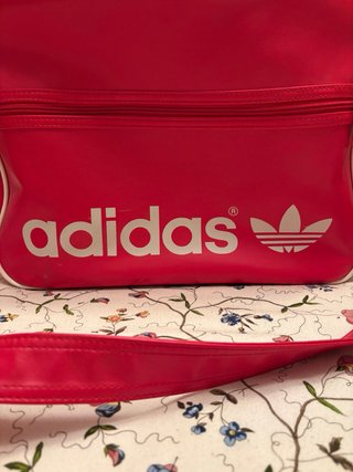 Bolso Adidas Rojo Vintage Original