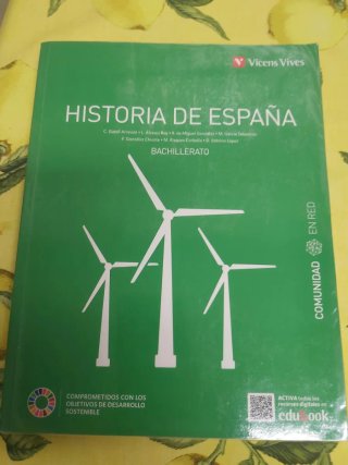 Libro de Historia de España 2° Bachillerato