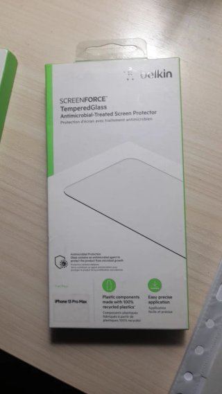 Protettore Schermo Belkin in Vetro Temperato per iPhone 13