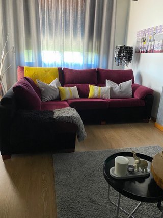 Sofá chaise longue reclinable + butaca a juego