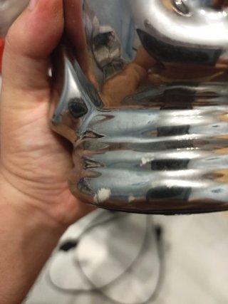 Lámpara Buda Plata y Blanca