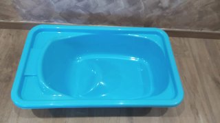 Bañera para niños azul