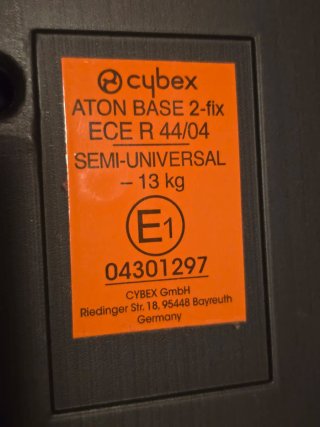 Silla coche Cybex Aton + Isofix
