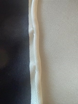Foulard seta Jacqmar vintage panna e nero