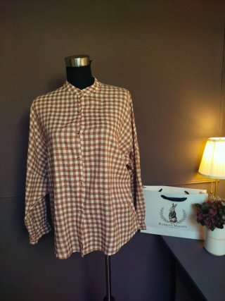 Blusa cuadros vintage Talla M/L