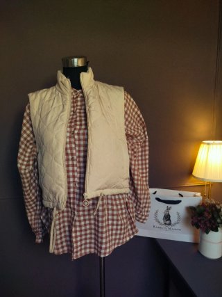 Blusa cuadros vintage Talla M/L