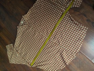 Blusa cuadros vintage Talla M/L