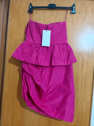 Abito elegante donna fucsia Zara