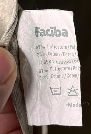 Giacca Faciba Beige Uomo Tg. L