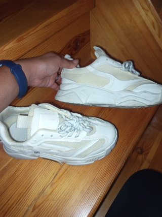 Playeros blancos talla 38