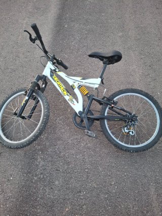Bicicleta Decathlon Blanca