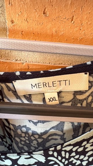 Camiseta MERLETTI Mujer Negra y Azul