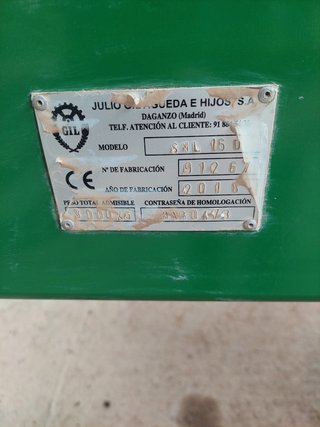 Sembradora Gil discos 3m