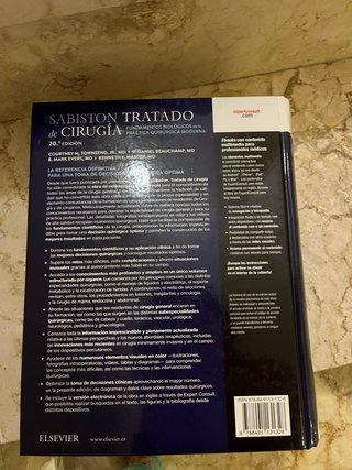 Sabiston tratado de cirugía fundamentos biológi...