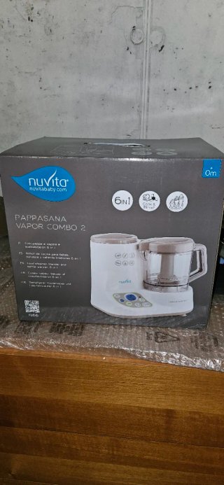 Nuvita Pappasana Vapor Combo 2, robot da cucina