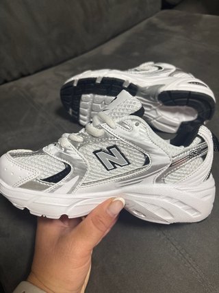 New Balance 530 Niños Blanco/Plata