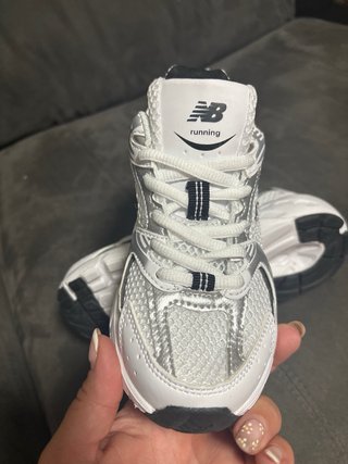 New Balance 530 Niños Blanco/Plata