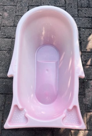 Vaschetta bagnetto neonato rosa