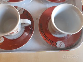 Set 6 Tazzine Caffè Natale