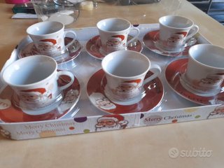Set 6 Tazzine Caffè Natale