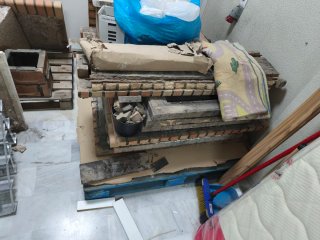 Barbacoa de obra desmontable con fregadero y grifo