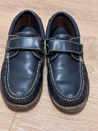 Náuticos niño talla 34 azul marino colegiales