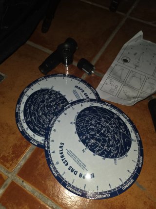 Telescopio Edu Science con trípode y accesorios
