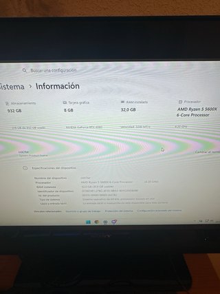 PC Gaming AURA Ryzen 5 5600X RTX 4060