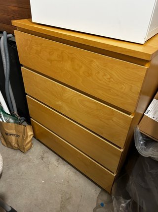 Cómoda MALM Ikea roble