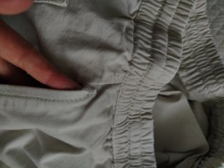 Pantalón cargo beige Bershka hombre