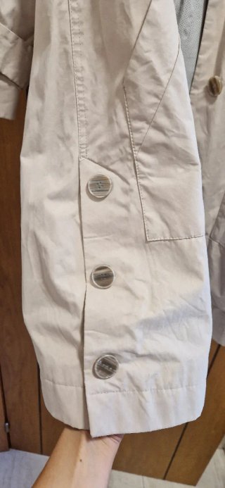 Gabardina Mujer Mango Beige